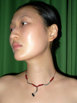 Brick Flower Necklace