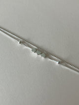 [92.5silver] トリプルハートブレスレット