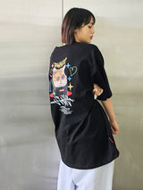 サングラスキャット半袖Tシャツ / VENTIQUE Sunglasses cat T-shirt 3color