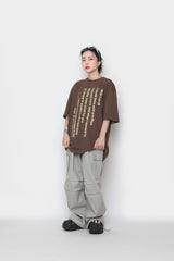 ウィッシュレタリングオーバー半袖Tシャツ / Wish Lettering Over Short Sleeve T-shirt