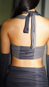 sahara halter [charcoal]