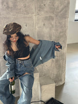 Bart Shirt Pad Jean Jacket