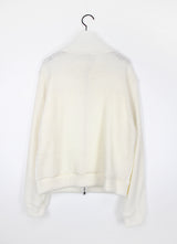 ポケットニットジップアップ / Pocket knit zip-up (2color)
