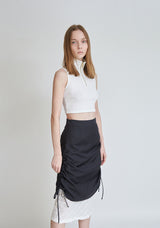 WHITE CROP KNIT ZIP UP SLEEVELESS (6679763353718)