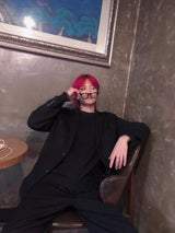 Parcelle Black Acetate glasses (6671638134902)