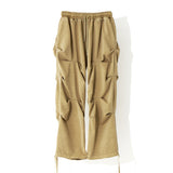ピグメントウォッシュドクリースパンツ / PIGMENT WASHED CREASE PANTS_CAMEL BROWN