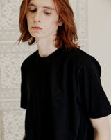 YELLOW TAP REGULAR FIT T-SHIRT BLACK (6691420307574)