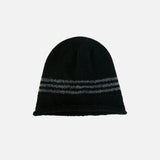 バウクルストライプビーニー / BOUCLE STRIPE BEANIE (BLACK)