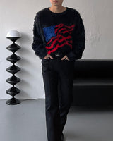 ALL - USA Flag Angora Knitwear (3 colors)