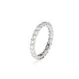 2.5MM プロング セッティング テニス リング / 2.5MM Prong Setting Tennis Ring (silver)