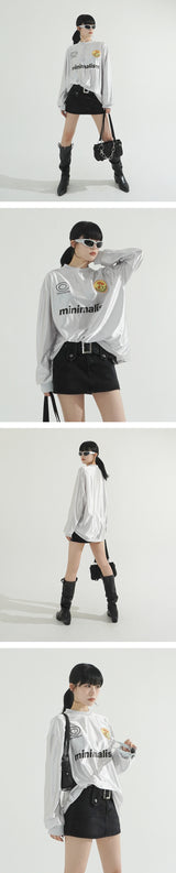 Glitter Minimal LS T-shirt