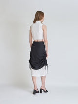 WHITE CROP KNIT ZIP UP SLEEVELESS (6679763353718)