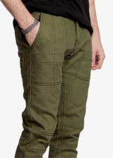 DANIEL OLIVE PANTS (6573820149878)