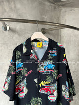 [UNISEX] オールドカーアロハシャツ