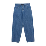 Wide Tapered Retro Denim Pants Blue