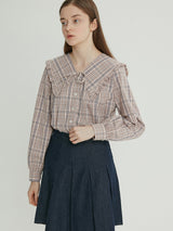 (BL-21511) DETACHABLE SAILOR COLLAR BLOUSE PINK (6597676204150)