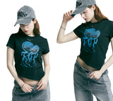 [ARTIST EDITION] TCP X WOOYOORI アンバランスクロップドtシャツ