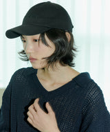 SALON DE SEOUL LOGO EMBROIDERY CAP W - BLACK (6689403240566)