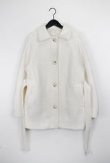 ウールテリーハーフコート/Wool terry half coat (3color)