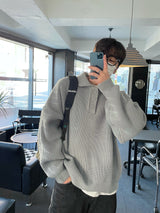 キャンディーデイリールーズフィットカラニット/CANDY DAILY LOOSE FIT KARA KNIT