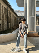 セイントモダンフィットYネックカーディガン / Saint Modern Fit Y-Neck Cardigan (6 colors)