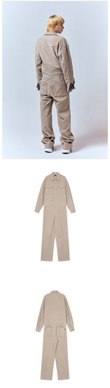 カサカウボーイジャンプスーツ/CASA CORDUROY JUMPSUIT [BEIGE]