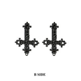 ブラッククロスヘアピン- B サイド/0 6 black cross hair pin - B side