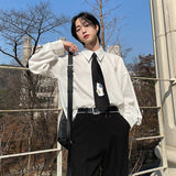 [自主製作] [Restock] FOR YOU , ワイドバールンシャツ (4 color)