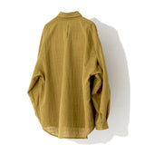 マランポケットチェックシャツ / MARANG POCKET CHECK SHIRT_MUSTARD
