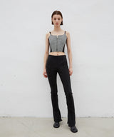 HOUNDSTOOTH CORSET SLEEVELESS (6562390376566)