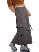 Frill Vintage Cargo Long Skirt