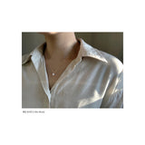 ドロップパール 14K ゴルドフィルネックレス / DROP PEARL 14K GOLDFILLED NECKLACE (S size / M size)