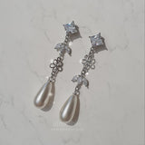 ダイアモンドフローラルプリンセスピアス