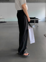 ASCLO Ice Linen Wide Slacks (3color)