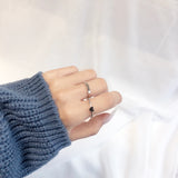 ムードハートレイヤードリング / Mood heart layered ring (2 color)