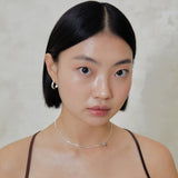 ダブルラブショートネックレス / double love short necklace