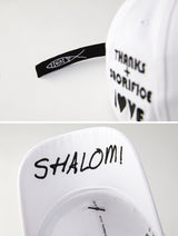 LOVE SACRIFICE ball cap_White/Black (6583127539830)