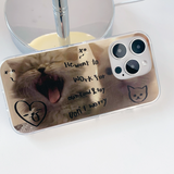 ドントウォーリーキャットフォーンケース / Don't worry cat phonecase