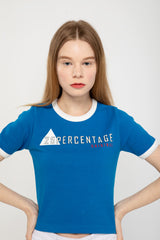 ORIGINAL RINGER CROP T-SHIRT blue (4647243841654)