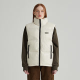 IVORY ATHR PADED VEST