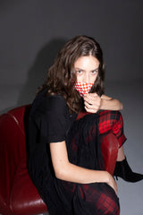 FASHION MASK - CHECKER RED (4623545761910)