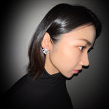 Authentique Earrings Silver (Plated White gold)