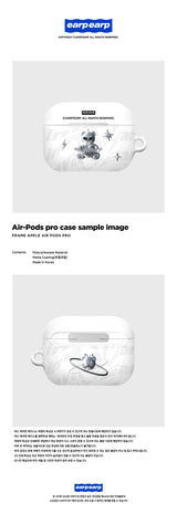 SPACE NIGHT STEEL BEAR-WHITE(AIR PODS PRO-HARD) (6602473898102)