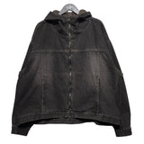 (UNISEX) インアワーウォッシングフードデニムジャケット