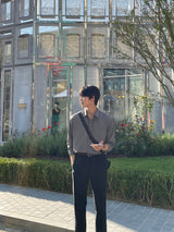 ディープデイリーセミフィットスラックス/Deep Daily Slim Fit Slacks (4 colors)