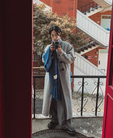 オレオダッフルロングコート/Oreo duffel long coat (2 color)