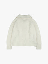 TOGGLE COLLAR CARDIGAN