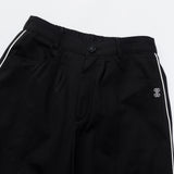 パイピングピンタックパンツ / Piping Pin-Tuck Pants (Black)