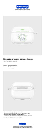 COVY BUBBLE WORLD-GREEN(AIR PODS PRO-CLEAR HARD) (6598896779382)