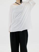 アンバランスストリングレイヤードスリーブレス / Unbalanced String Layered Sleeveless (4color)